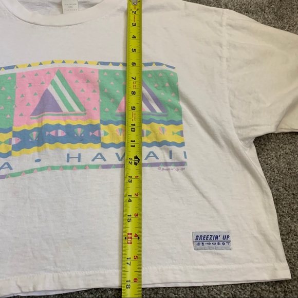 Vintage Kona Hawaii Crop Top Pastel Graphic - Picture 9 of 9